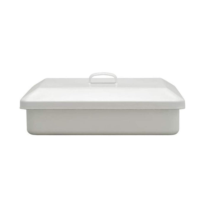 Noda Horo Japan Dg-35W Enamel Tool Box - All White - 475274