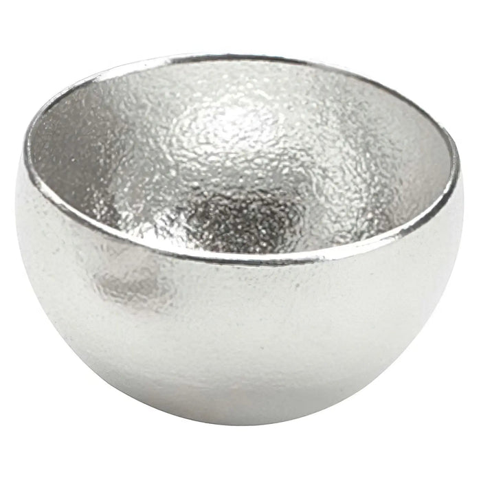 Handcrafted Swing Cold Sake Cup 40ml - Silver by Nousaku