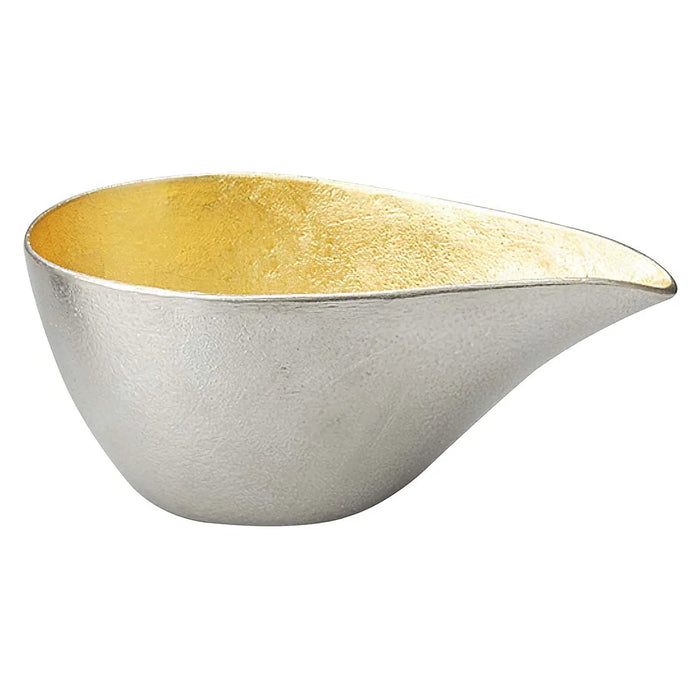 Premium Gold Nousaku Tinware Katakuchi Sake Server - 150ml