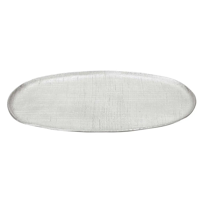 Nunome Medium Long Plate by Nousaku Tinware Enhance Your Table Setting with Exquisite Craftsmanship