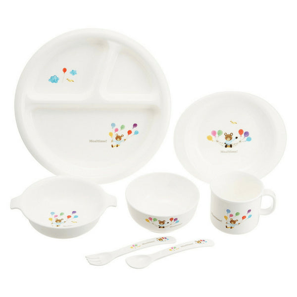 Osk Mealtime Baby Toddler Plastic Unbreakable Dinnerware Set - Durable and Safe for Little Ones