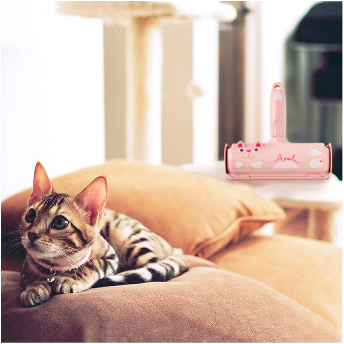 Pakupaku Roller Amelia - Japan's Pet Hair Remover for Clean Carpets