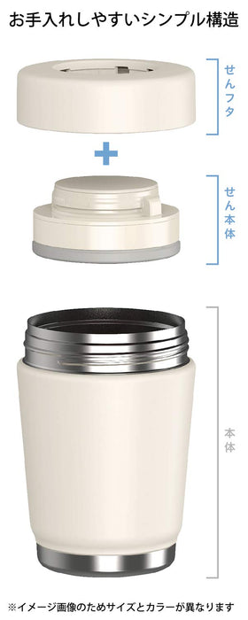 Peacock Thermos Industry 午餐罐 - 保温 0.5L 卡其色 日本 Lk-50K