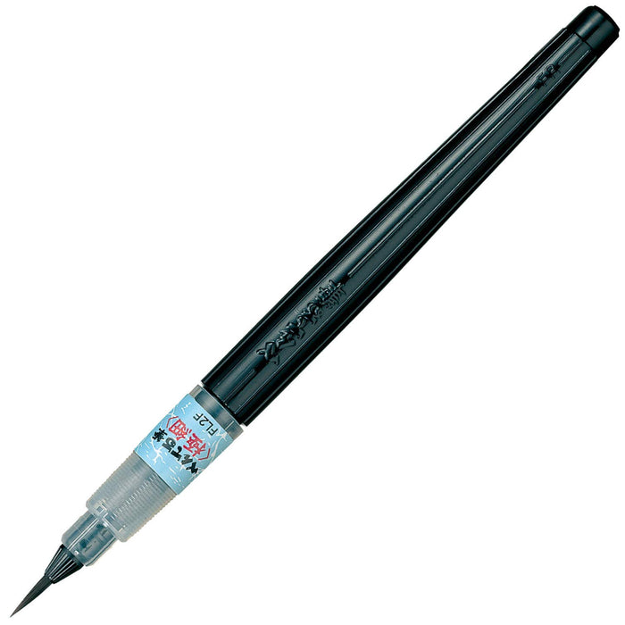 Pentel Xfl2F 超細毛筆 - 日本黑色 - 40x230x15mm