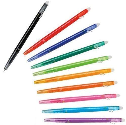 Pilot Friction Ball Slim 0.38 毫米 10 色套装 - 日本品质