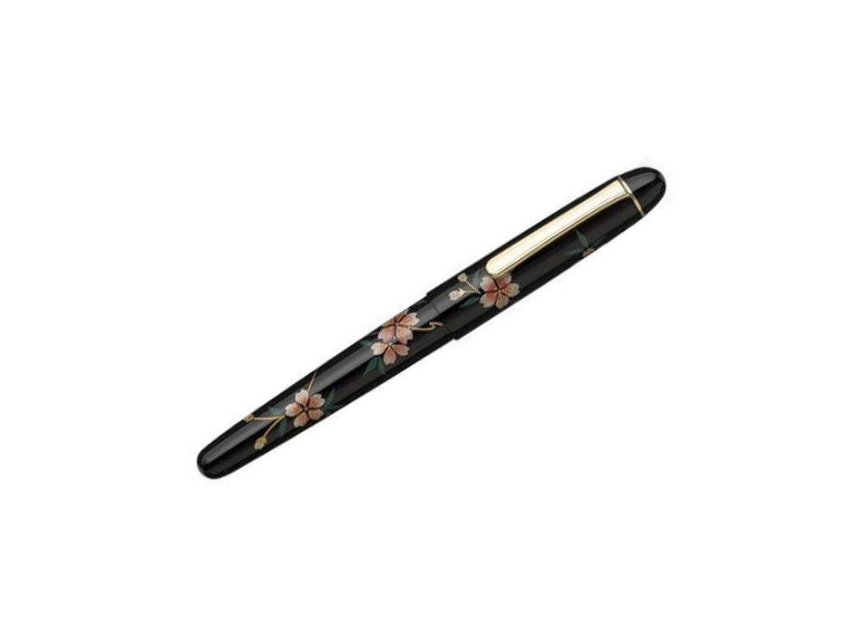 Platinum Fountain Pen #3776 Kagahira Maki-E Sakura Fine Point Japan