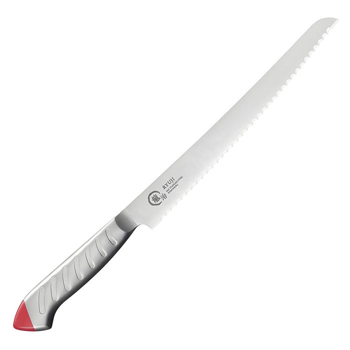 Ryuji Molybdenum Steel Bread Knife - Premium Red Cutlery