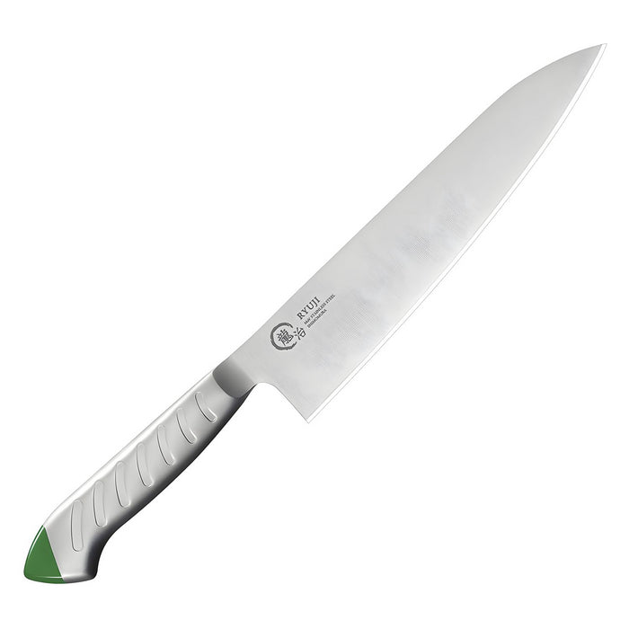 Shimomura Ryuji 24Cm Gyuto Knife - Authentic Japanese Molybdenum Steel, Green