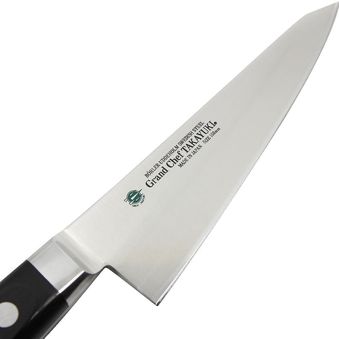 Aoki Hamono Sakai Takayuki Grand Chef Sabaki Honesuki Knife 150mm - Authentic Japanese Cutlery for Culinary Mastery