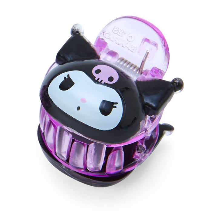 Japan's Exclusive Sanrio Kuromi Hair Clip Set - Clear Mini Clips