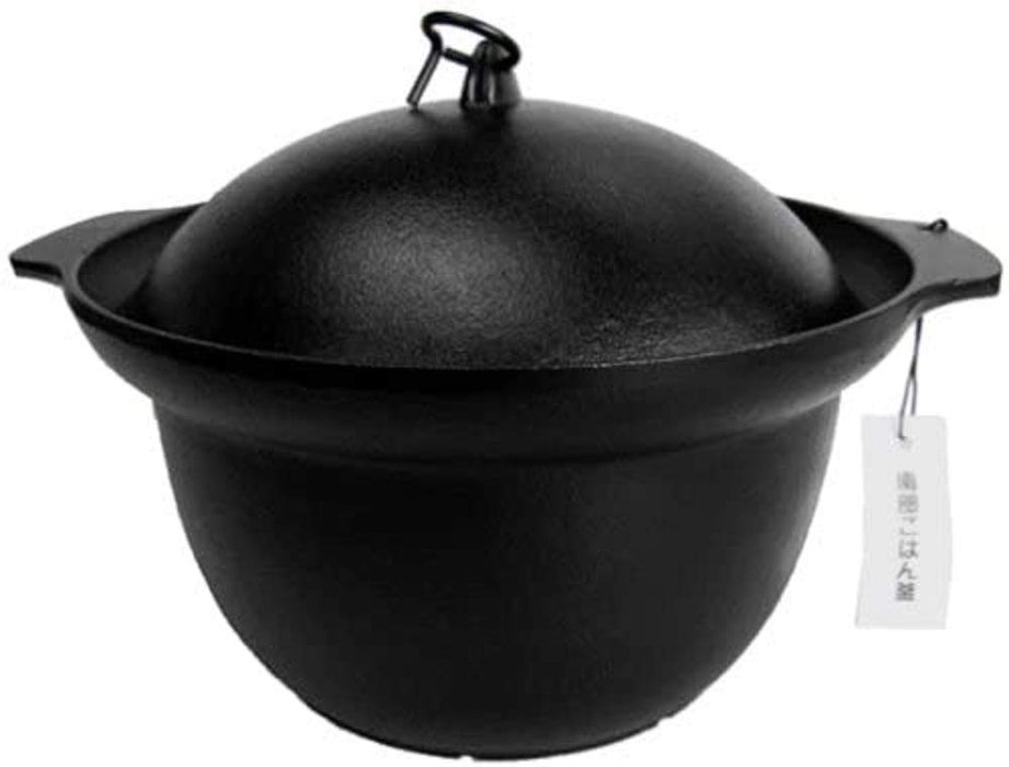 Seieido Nambu Rice Pot - 3 Cups, Japan, 130mm Bottom Diam, 175mm Inner Dim, 80mm Depth