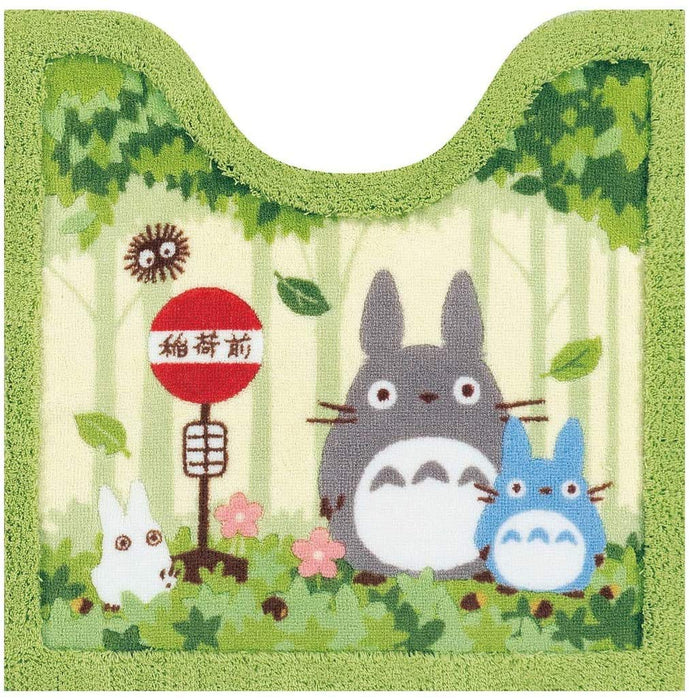 Senko Totoro 馬桶墊套裝搭配拖鞋和紙架套 - 60X60 公分 - 日本製造