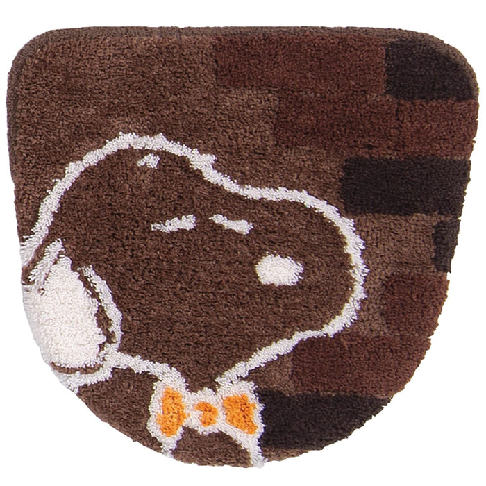 Senko Japan Snoopy Toilet Lid Cover Cleaning Brown Character 65182 - User-Friendly Toilet Lid Cover