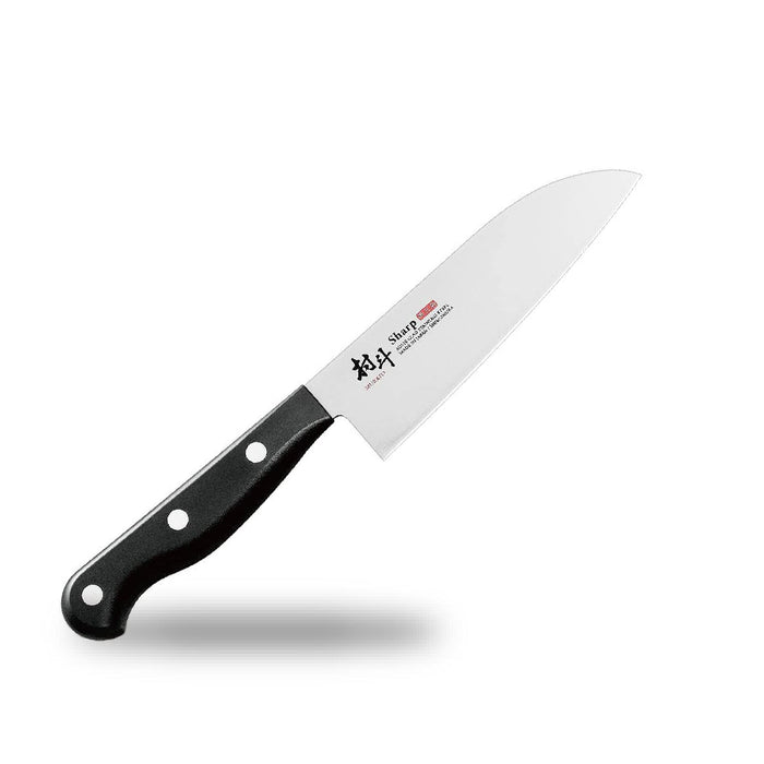 Shimomura Kougyou Santoku Knife 145mm Aus-10 Steel, Dishwasher Safe