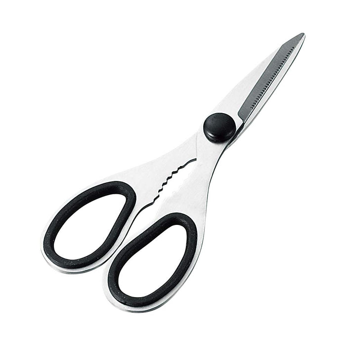 Shimomura Kogyo Soft Grip Kitchen Scissors Ash-407