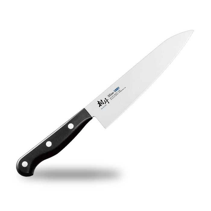 of the title.

Shimomura Kougyou MSL-102 Gyuto Knife 180mm Moly-Vanadium Steel Dishwasher Safe