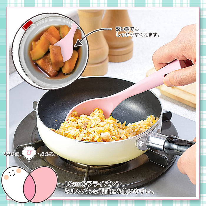 Shimomura Kougyou Pitako Easy-Turning Cooking Spoon PC-203 Dishwasher Safe Japan Niigata Tsubame-Sanjo