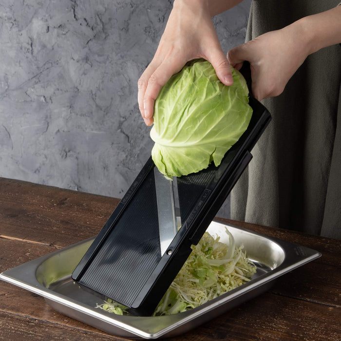 Shimomura Kogyo PG-607 Super Food Slicer Japan 0.8-3.0mm Cabbage Shredder Holder