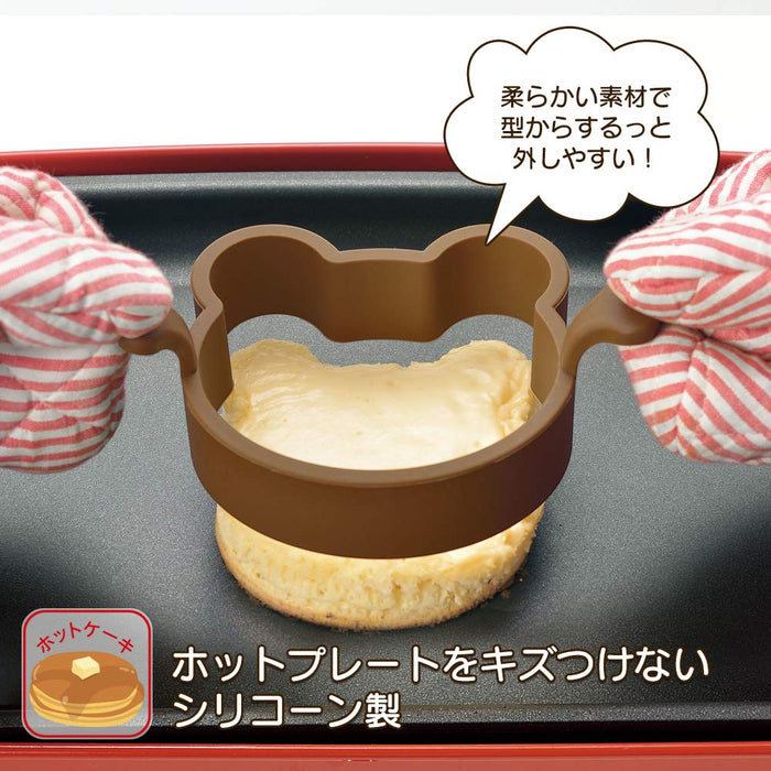 Shimomura Kougyou Yakipa! Pancake Ring YP-610 Brown (Bear Heart)