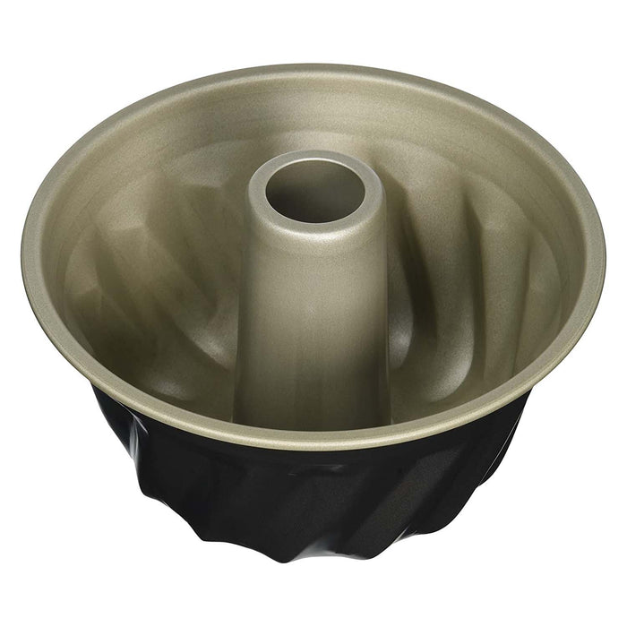 Premium 14cm Shimotori Black Figure Steel Kugelhopf Bundt Cake Pan