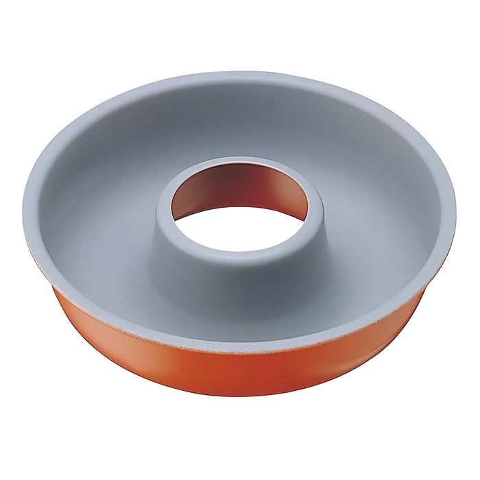 18cm Shimotori Orange Steel Angel Food Cake Pan - Perfect for Fluffy Cakes