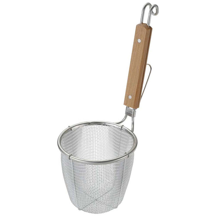 Shin-Etsu Ramen Tebo Noodle Strainer - Efficient Flat Base for Easy Straining