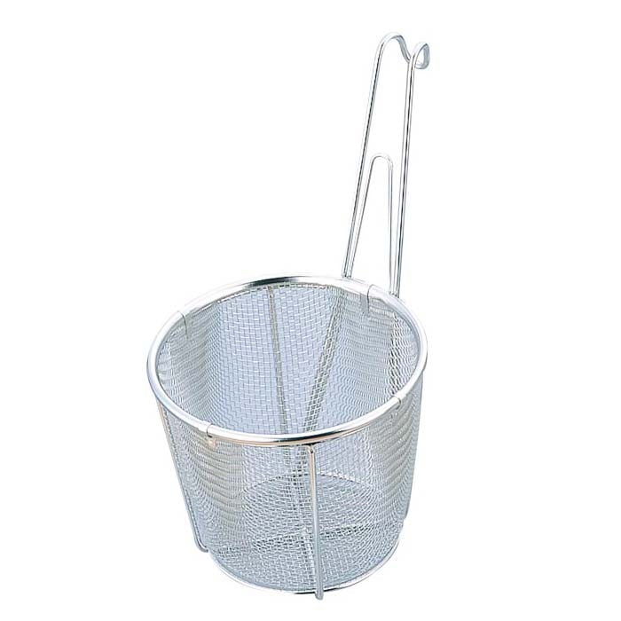 Shinetsu Works Japan Stainless Steel Tebo Noodle Strainer - 150mm 8 Mesh Flat Bottomed