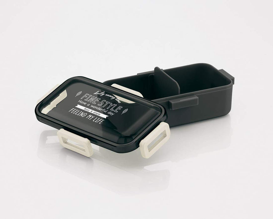 Skater PFLB8AG Antibacterial Lunch Box 830ml Japan Black