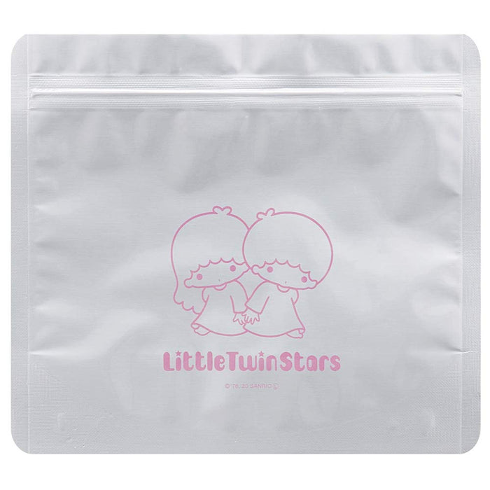 Skater Little Twin Stars Sanrio 拉链包 - 5 张，铝箔，日本