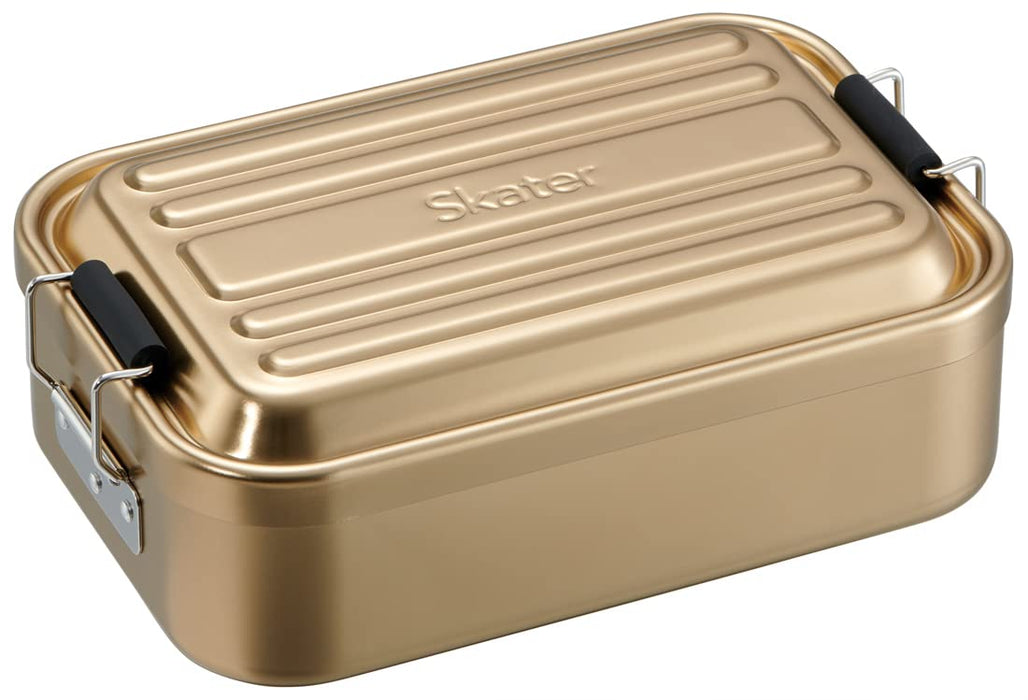 Skater AFT8B-A Aluminum Bento Box 850Ml Gold Mineral Tone Men Large Capacity