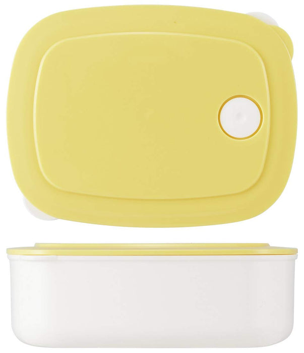 Skater 400Ml Pastel Yellow Frozen Storage Container - Made In Japan