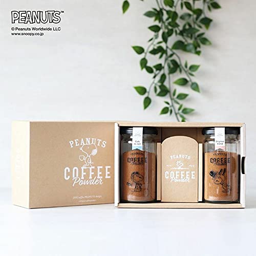 Start Snoopy Coffee 2Bottle Gift Box Original Blend Cafe Au Lait Best Powdered Coffee Perfect With Sweets