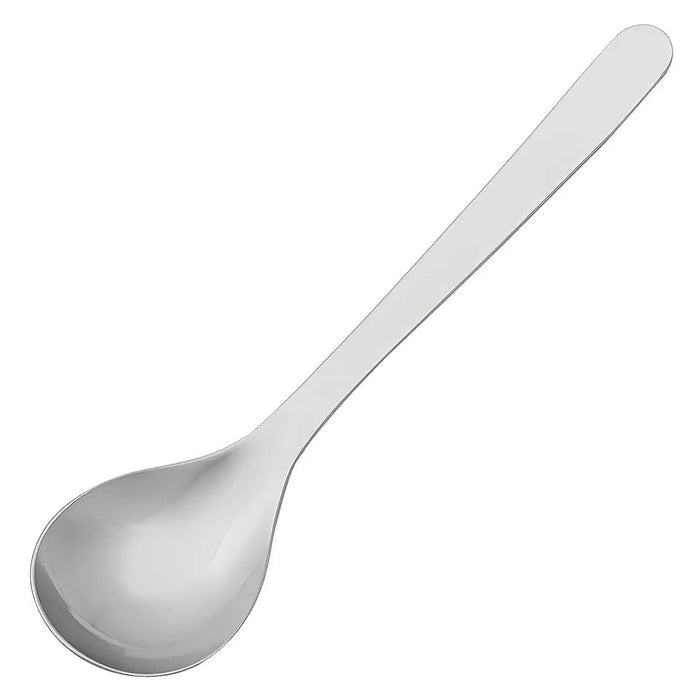 Nihon Yoshokki 17Cm Sori Yanagi Stainless Steel Dessert Spoon - Authentic Japanese Craftsmanship