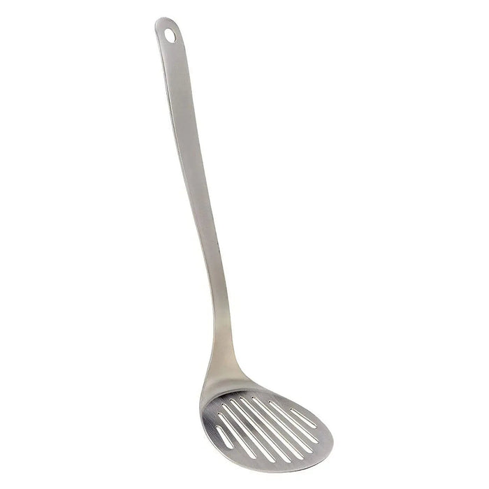 Sori Yanagi Small Stainless Steel Slotted Turner - Premium Quality Kitchen Utensil