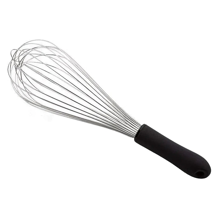 Nihon Yoshokki 30Cm Sori Yanagi Stainless Steel Whisk - Authentic Japanese Craftsmanship