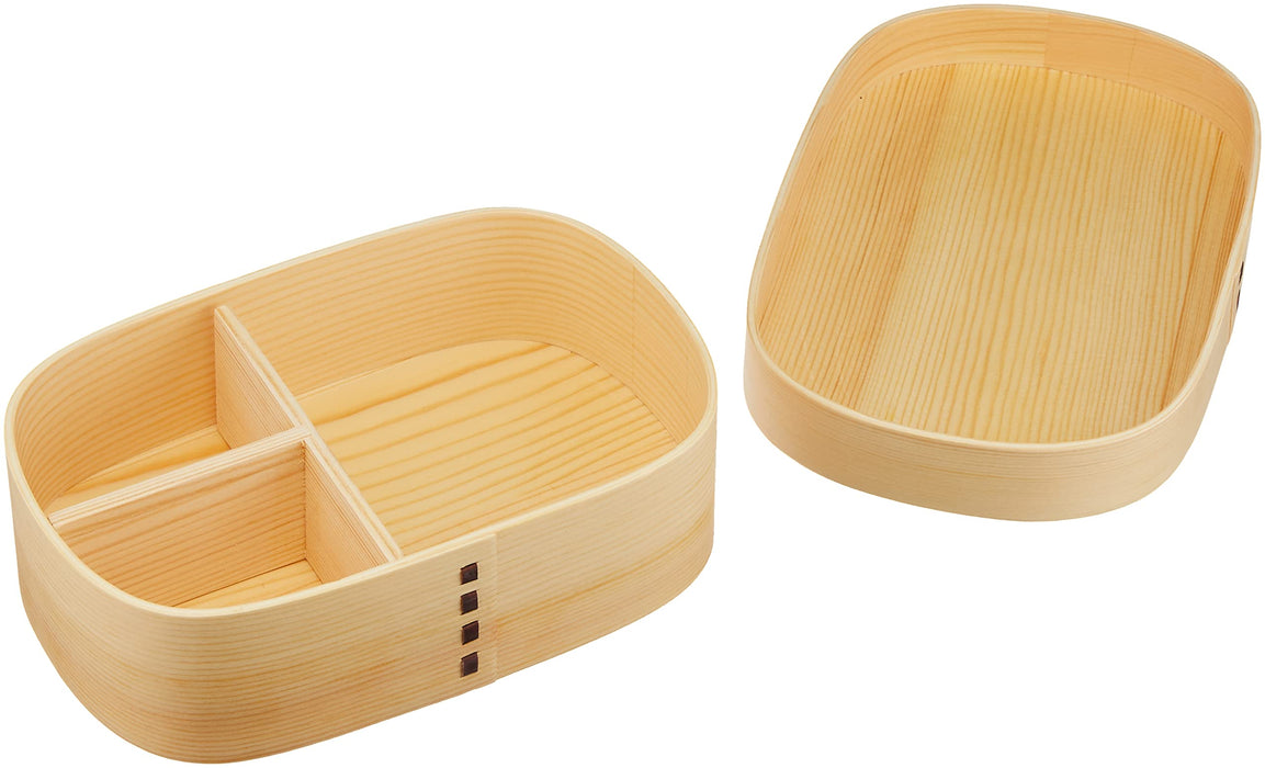 Ruozhao Japan Magewappa Square Length One-Step Lunch Box - Natural and User-Friendly