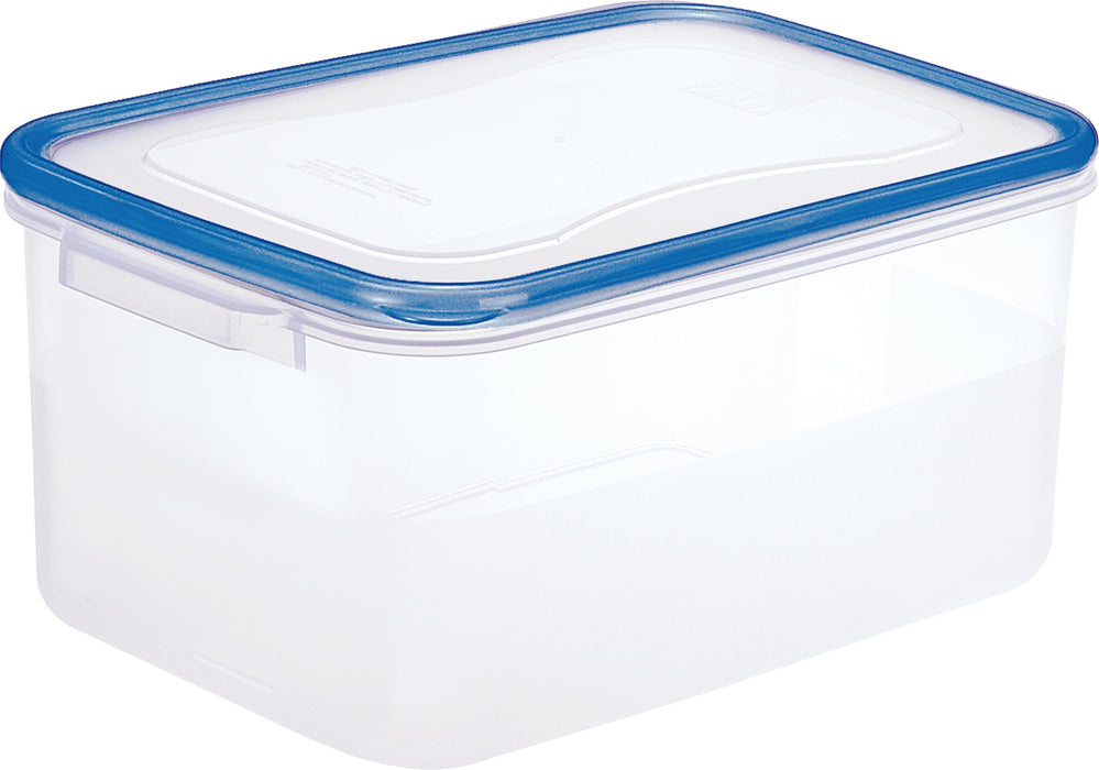 8L Clear Blue Storage Container by Squirrel - Made in Japan, Wj-3 with Antibacterial Treatment