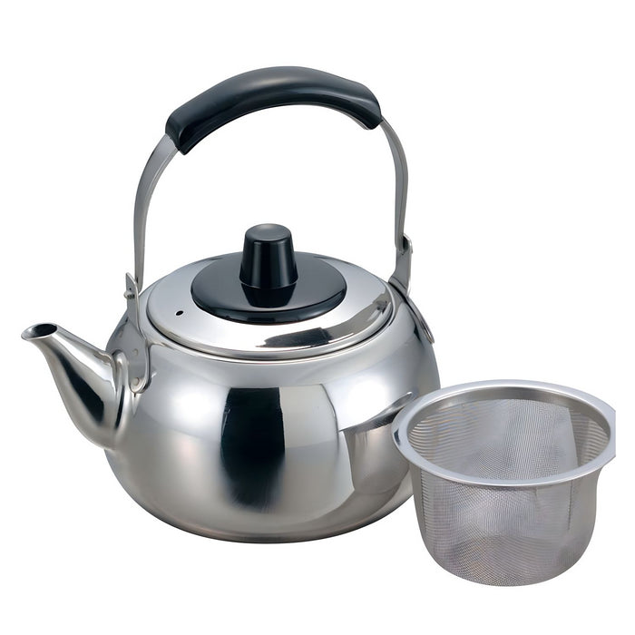 Premium Stainless Steel Kyusu Teapot by Takei-Kibutsu - Enhance Your Tea Experience