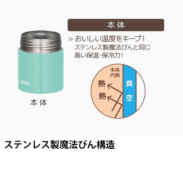 Thermos 薄荷午餐罐 - 300ml 真空隔熱 |日本製造