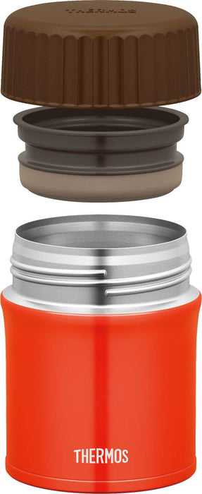 Thermos 380ml 紅色午餐罐 - 真空隔熱，日本 Jbu-380 R