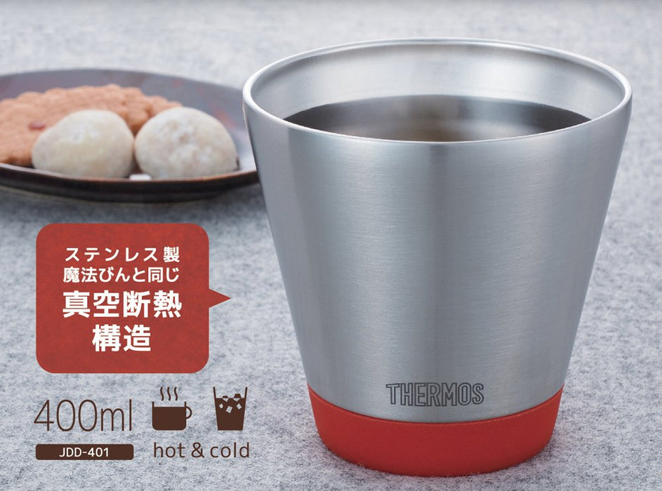 Thermos 400ml Tomato Jdd-401 Vacuum Insulated Cup - Made in Japan