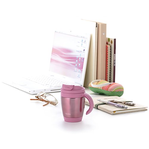 Thermos Japan Pink Vacuum Insulated Mug 270ml - JCV-270P