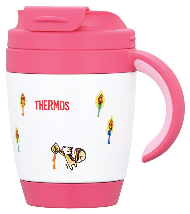 Thermos 270Ml 松鼠真空保温杯 - 日本 Jcv-270 Rs