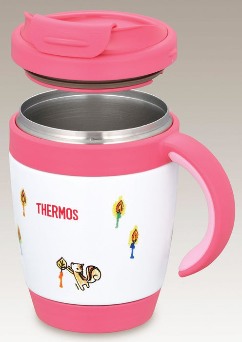 Thermos 270Ml 松鼠真空保温杯 - 日本 Jcv-270 Rs