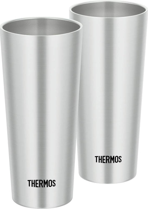 膳魔师 (Thermos) 不锈钢随行杯套装 - 400ml (2 件装)