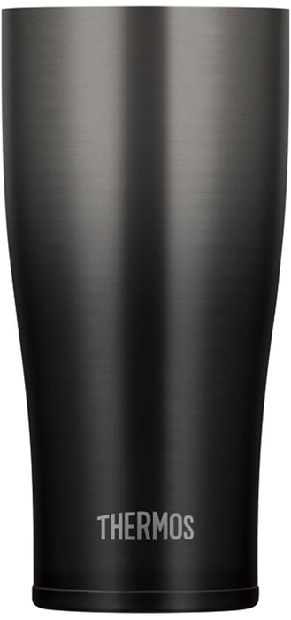 Thermos 420ml 黑色渐变真空保温杯 - JDE-421LTD BK-G 日本