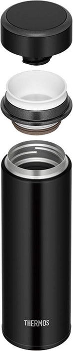 Thermos 日本 350ml 真空保温水瓶 - 哑光黑色