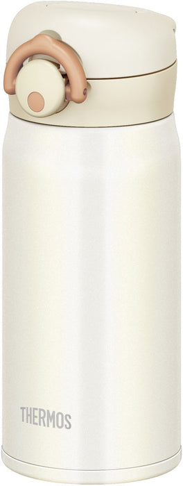 Thermos Vacuum Insulated Water Bottle Mug - Cream White 350Ml Jnr-350 Crw