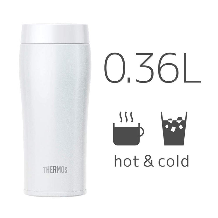 Thermos 日本 360 毫升珍珠白水瓶 - Joe-360 Prw