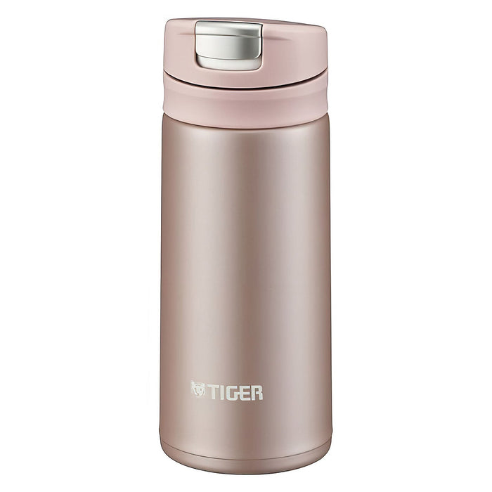 Pink Stainless Steel Water Bottle - Tiger One Touch Mug Bottle 220ml